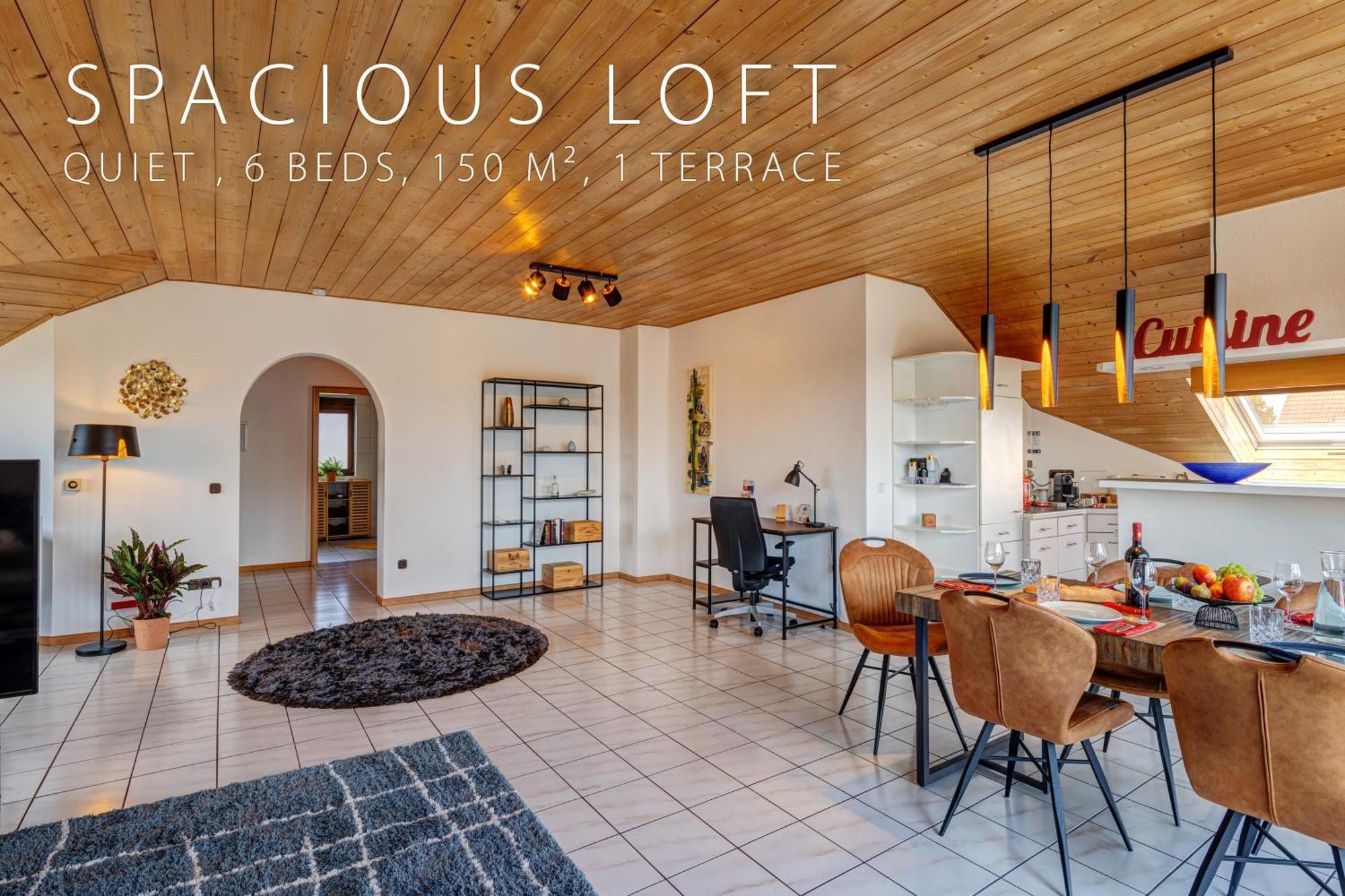 Stylish Loft With Balcony, Quiet And Spacious * Unterschleissheim